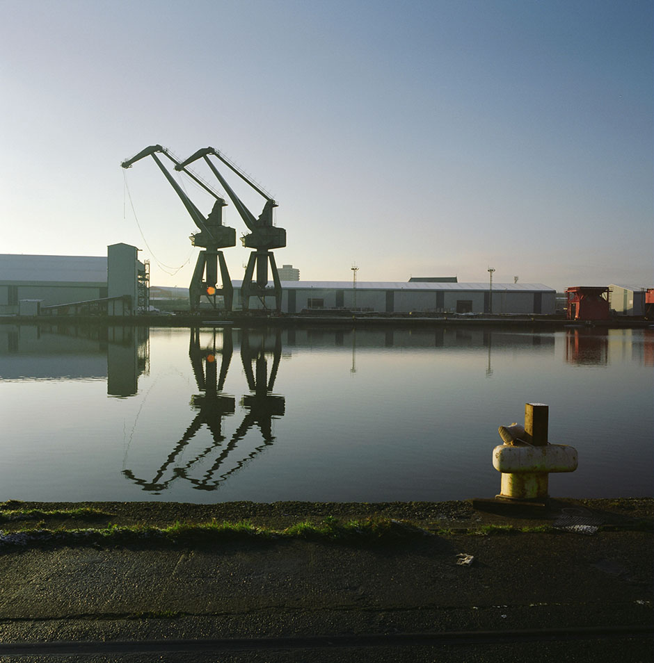 Cranes at Seaforth Docks.