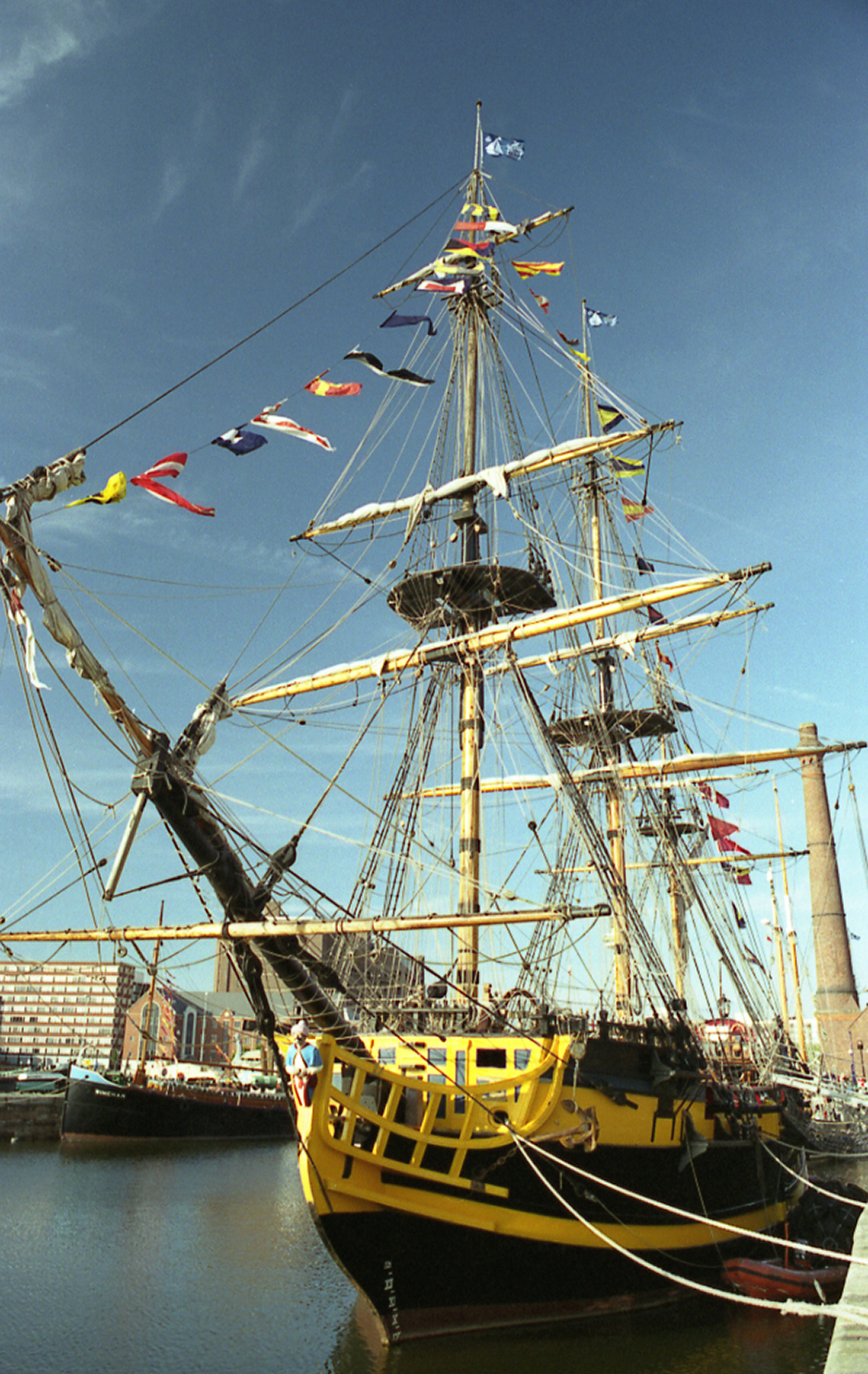 Tallship at the Mersey River Festival.